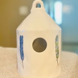 Full Size Round Inspired Feather Birdhouse New